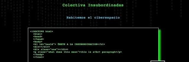 La Chinampa Hacklab/Colectiva Insuburdinadas banner