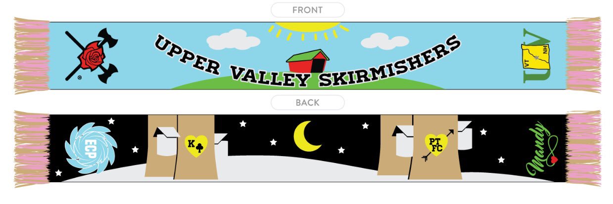 TA Upper Valley Skirmishers banner