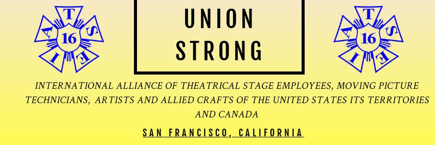 IATSE Local 16 banner