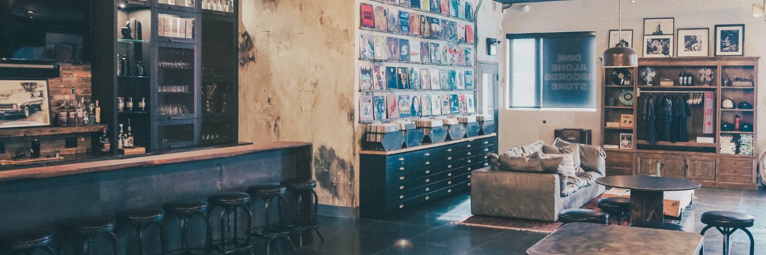 dinealonestore's profile banner image