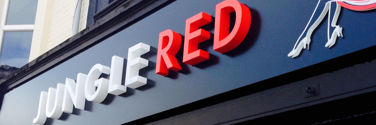 Jungle Red banner