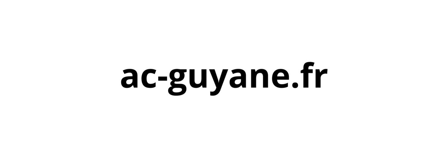 Académie de Guyane Profile Banner