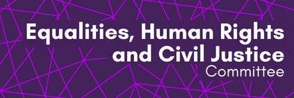 Equalities, Human Rights & Civil Justice Committee's banner