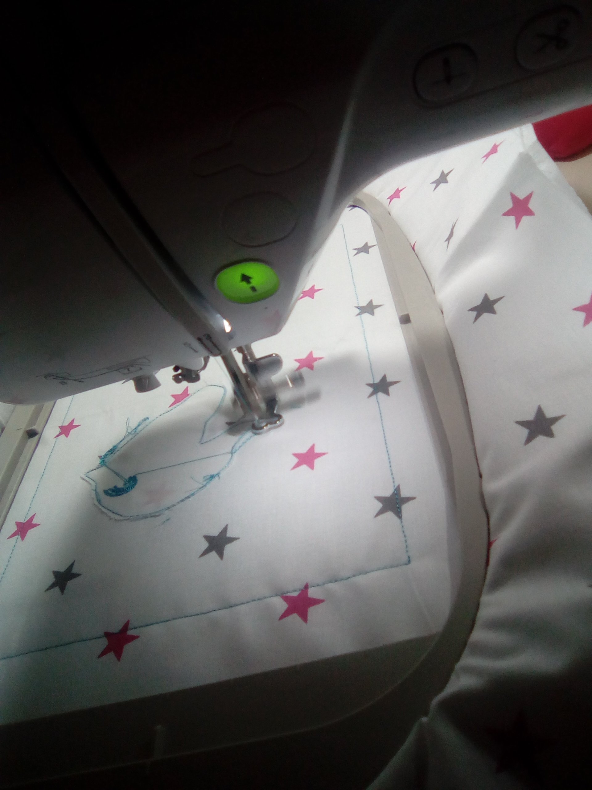 Pink cupcake unicorn banner