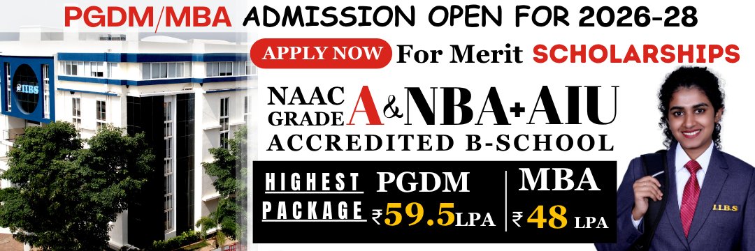 IIBS Business School banner