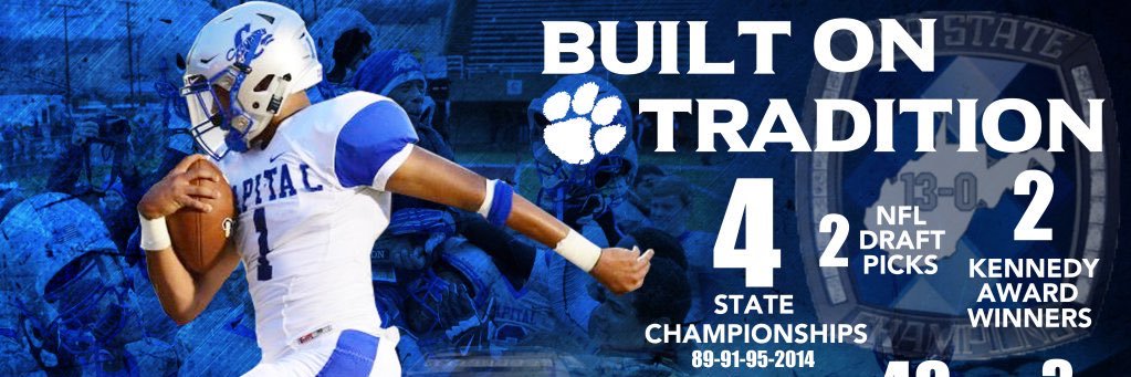 Capital High Football banner