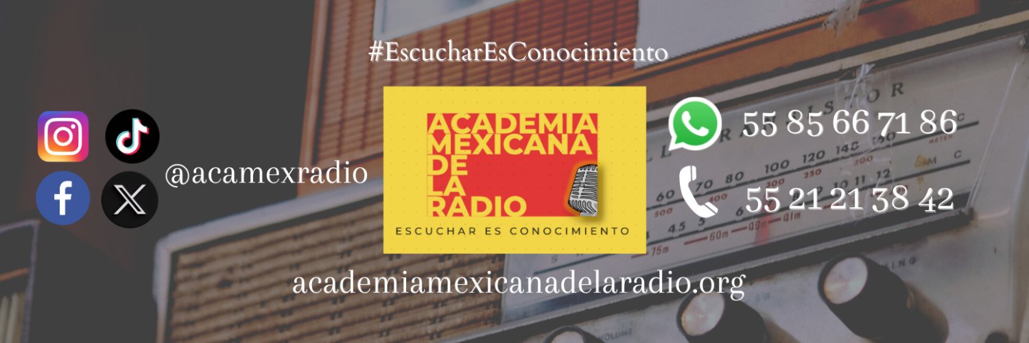 Academia Mexicana de la Radio banner