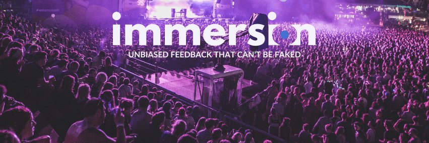 Immersion: The Value Measurement Company banner