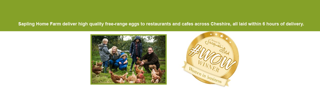 Sapling Home Farm banner