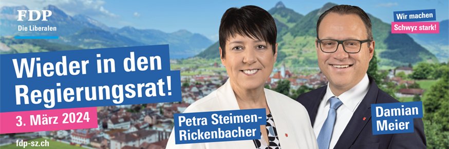 FDP Kanton Schwyz banner