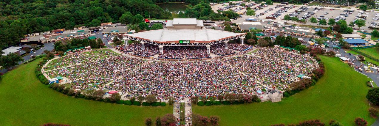 Coastal Credit Union Music Park banner