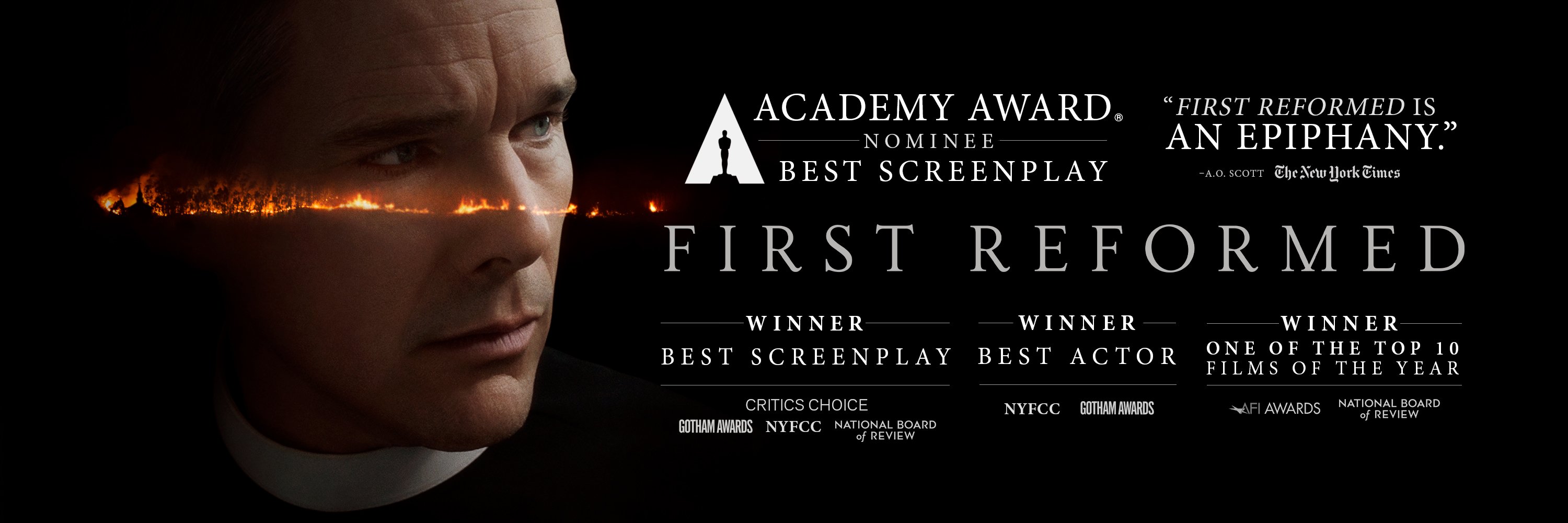 First Reformed banner