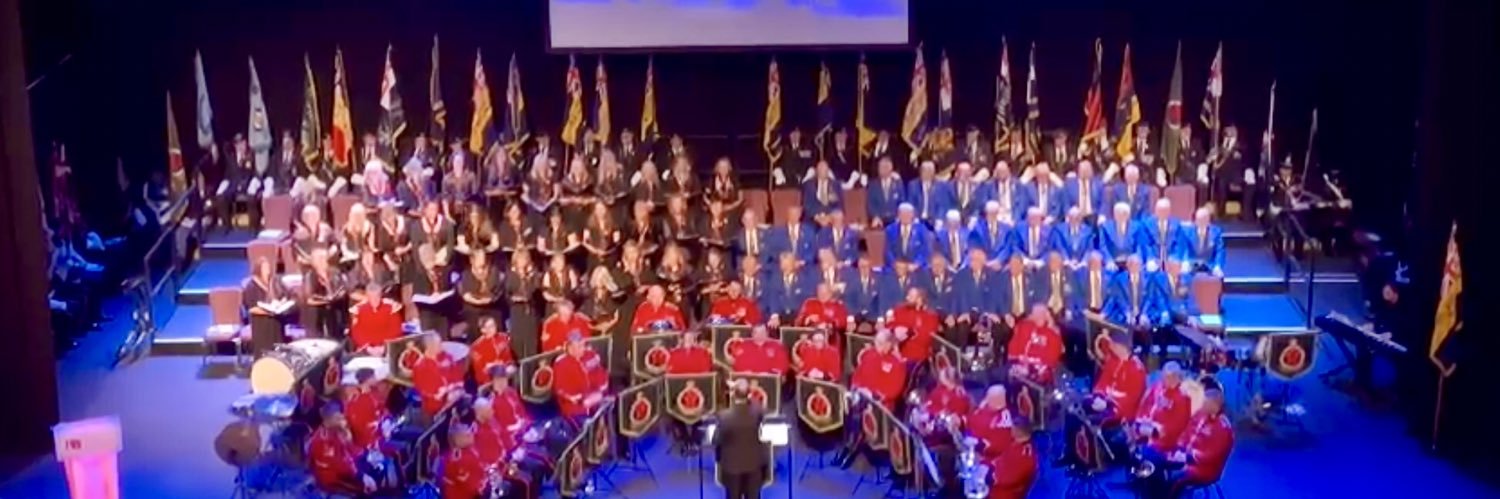 Cardiff Military Wives Choir Caerdydd banner