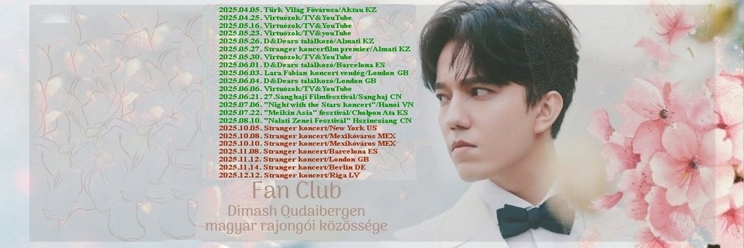 Dimash Dears Hungary banner