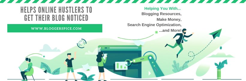 bloggerspice's profile banner image