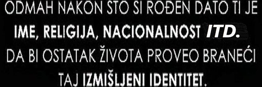 SAMO ČOVEK banner