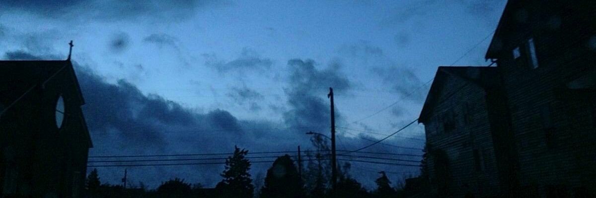 Blue sky. banner