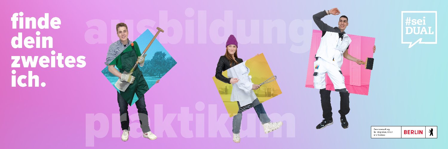 #seiDUAL - Die Berliner Ausbildungsinitiative banner