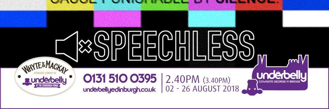 Speechless Comedy banner