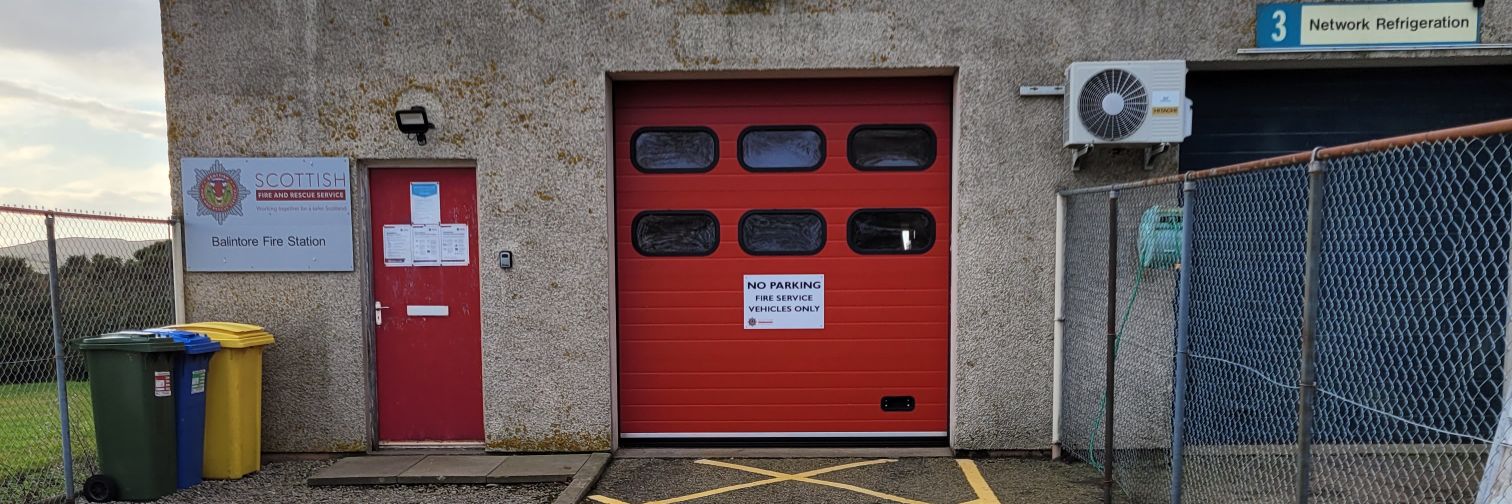 Balintore Fire Station banner