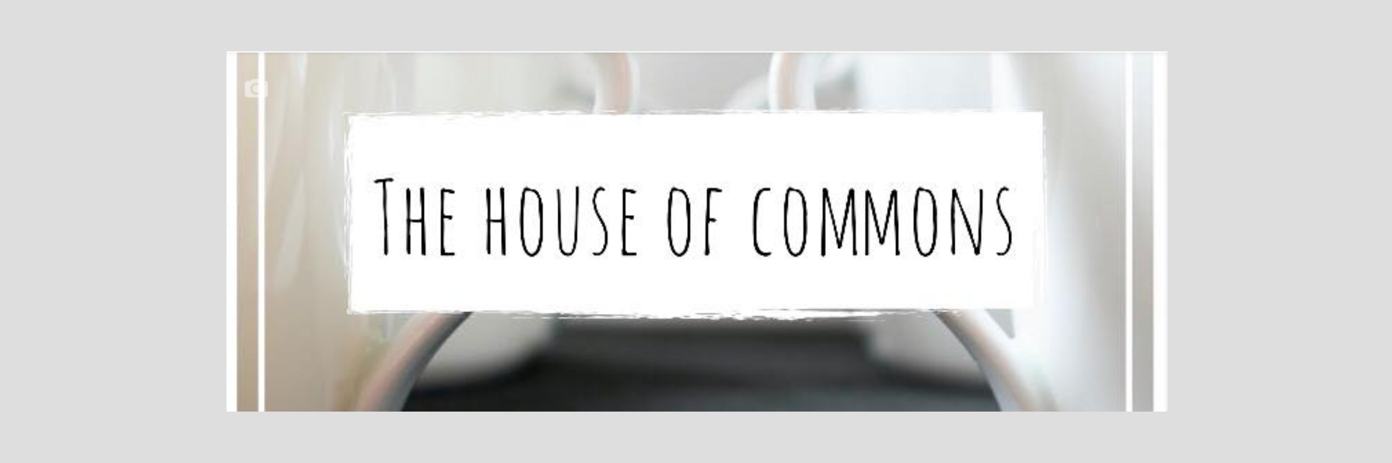 The House Of Commons banner