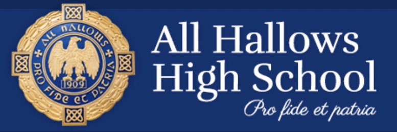 All Hallows HS Baseball banner