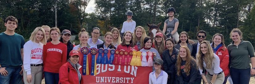 Boston University Equestrian banner
