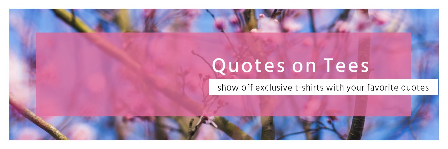 QuotesOnTees's profile banner image