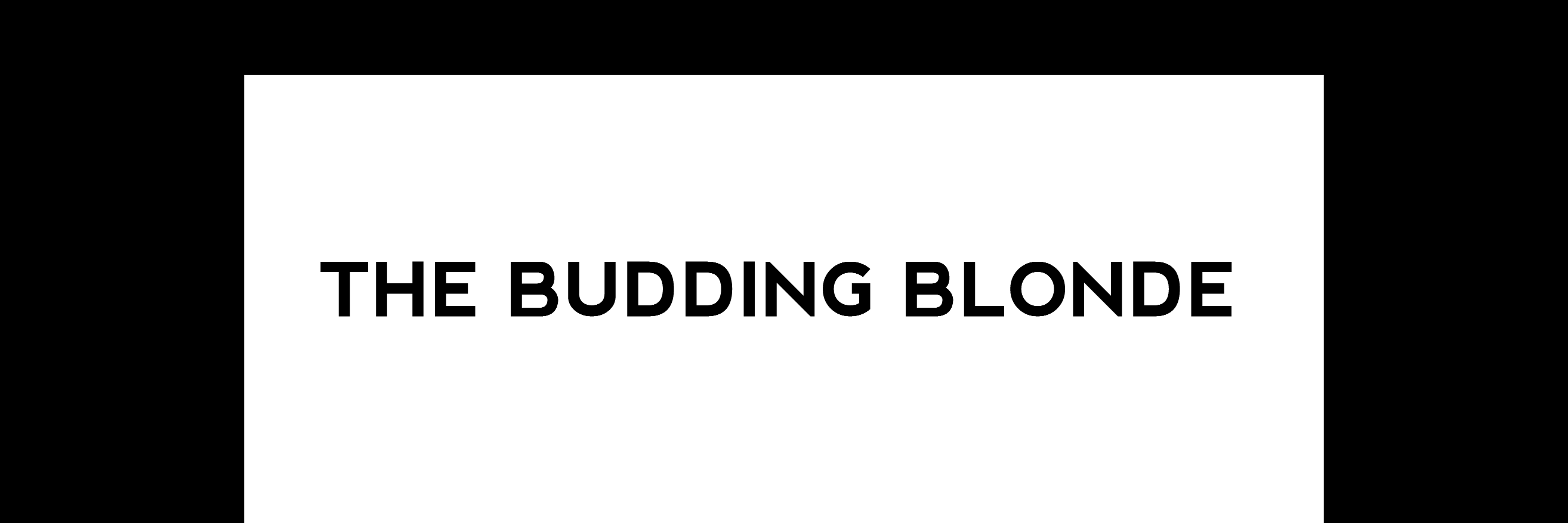 BuddingBlonde's profile banner image