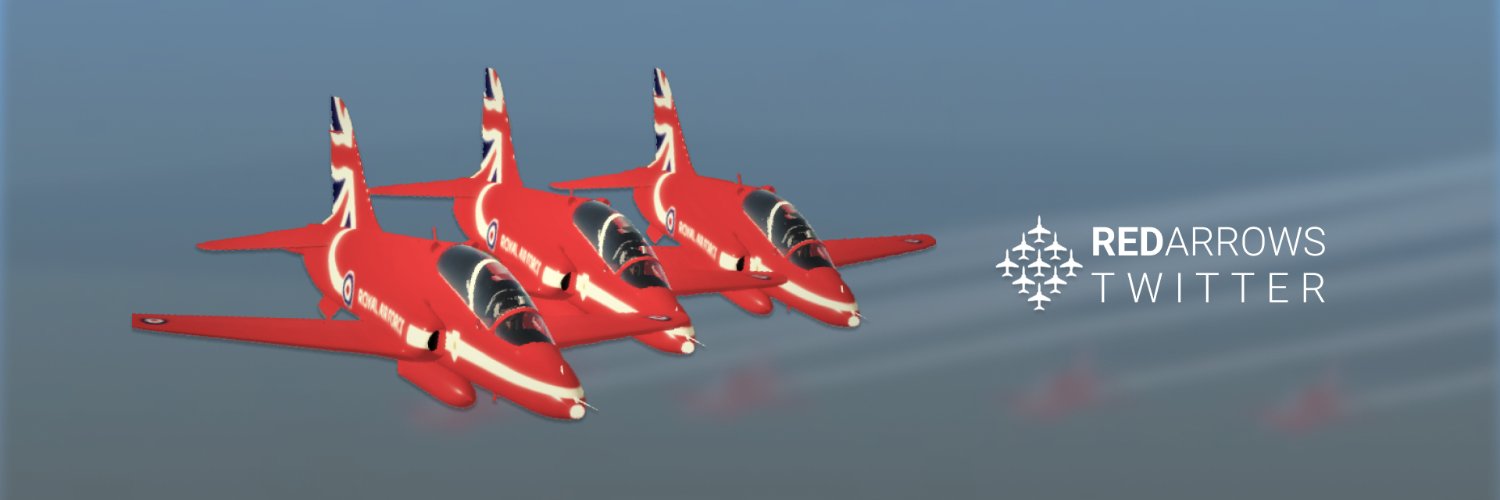 Virtual Roblox Red Arrows banner
