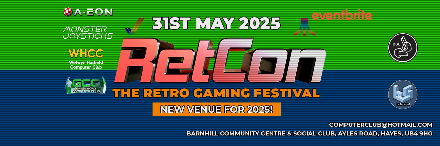 RetCon - The Retro Gaming Festival banner