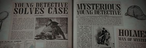 YOURS TRULY, HERLOCK SHOLMES. banner