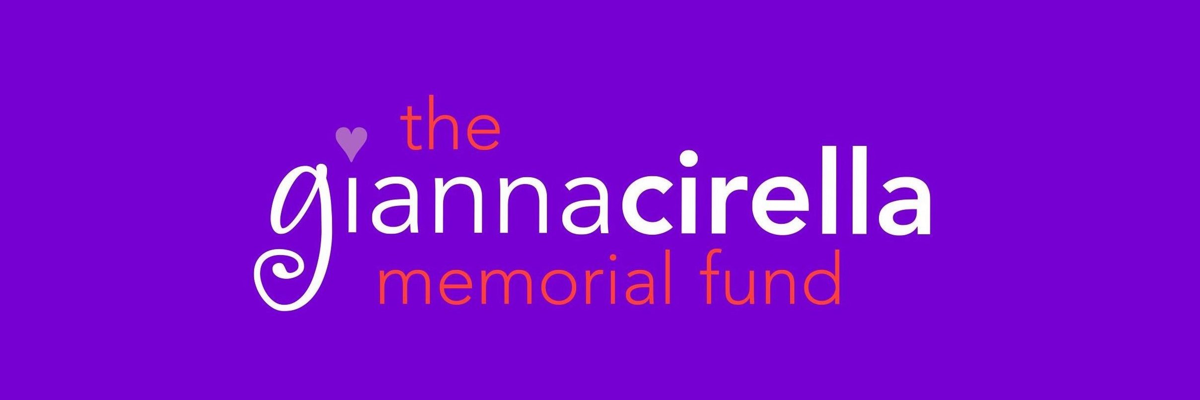 Gianna Cirella Memorial Fund banner