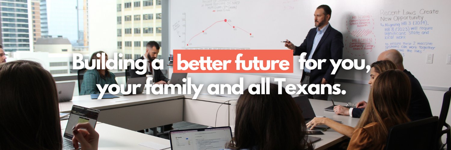 Texas 2036's banner