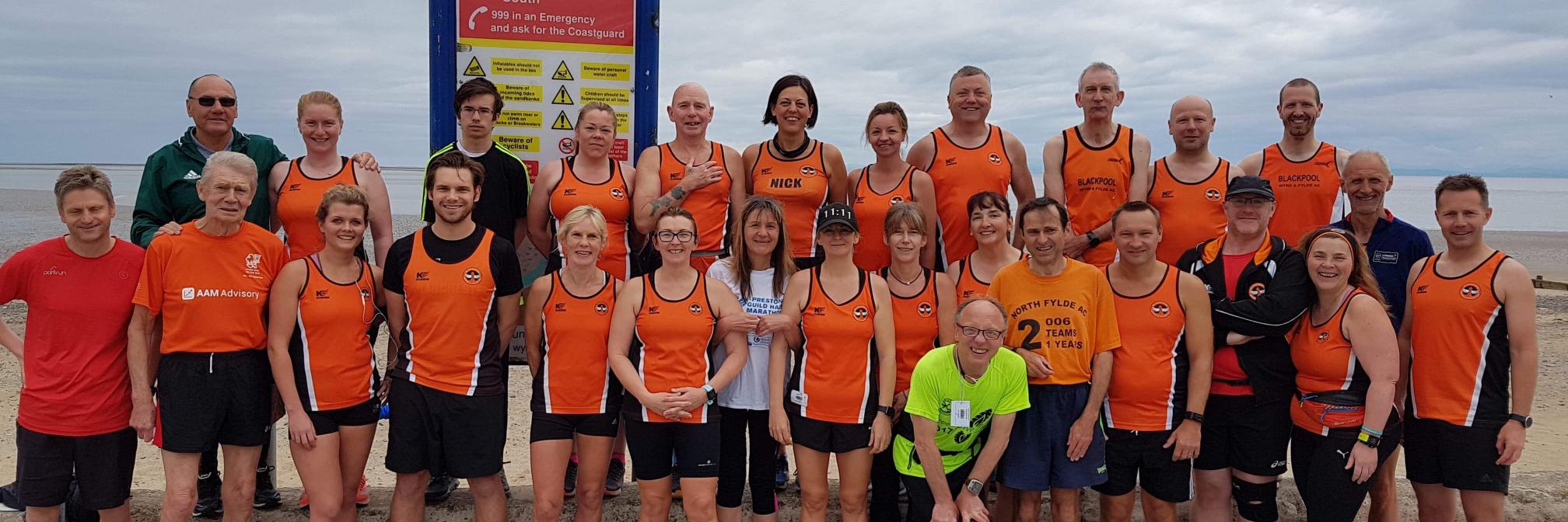 Blackpool Wyre & Fylde AC banner