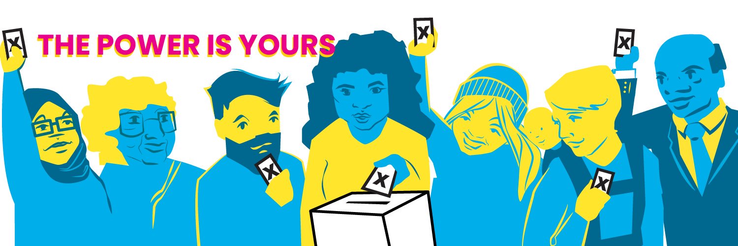 Democratic Engagement Exchange's banner