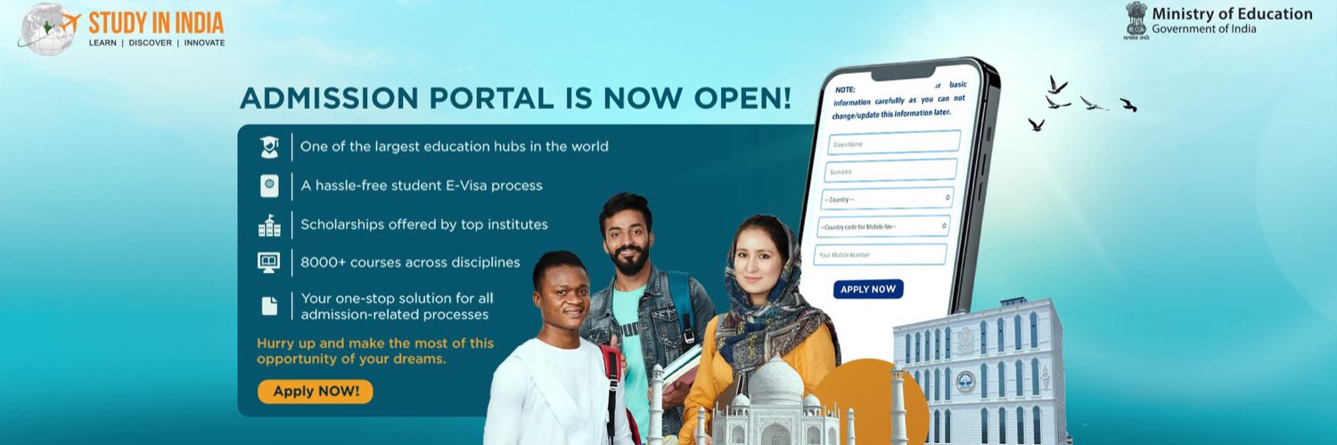 Study in India banner