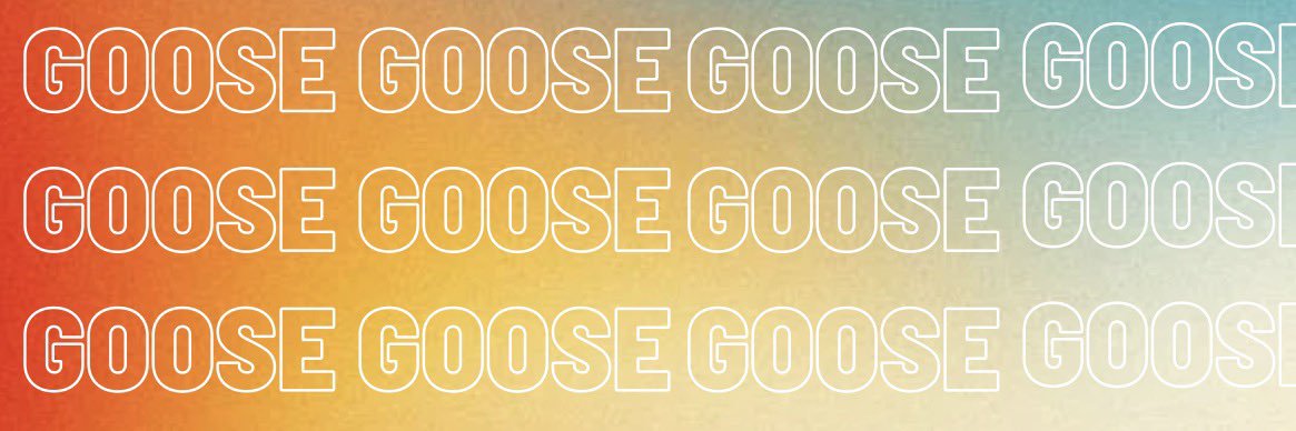 Goose banner
