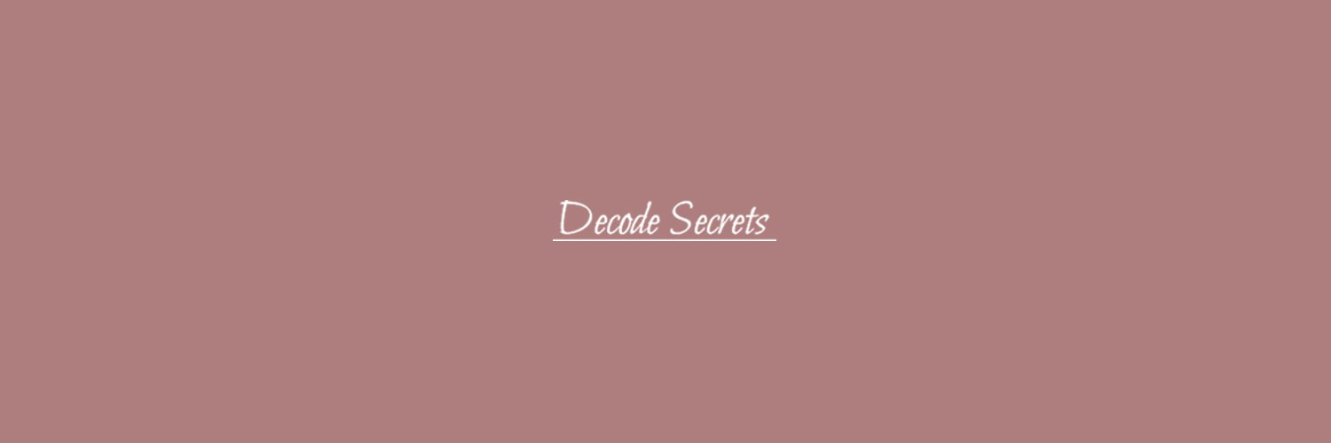 Decode_Secrets's profile banner image