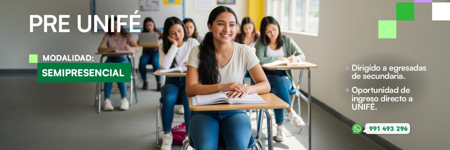 UNIFÉ Universidad Femenina del Sagrado Corazón banner