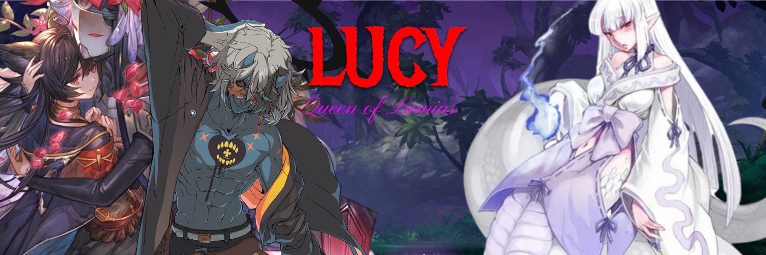 Lucy the Lamia @ home Profile Banner