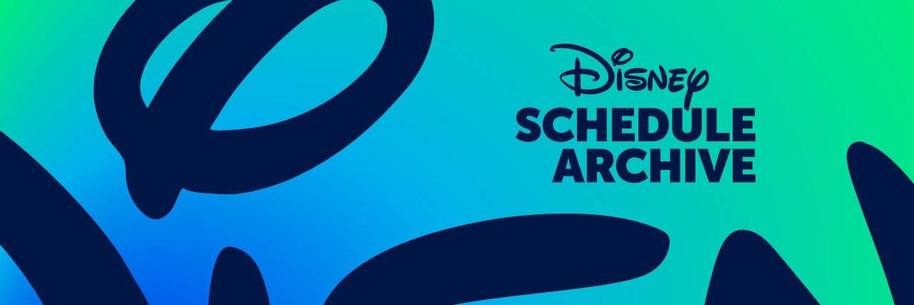 Disney Schedule Archive's banner