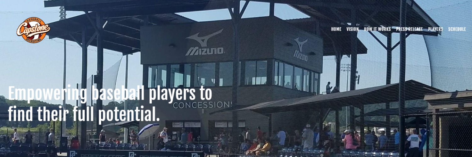 Capstone Baseball banner