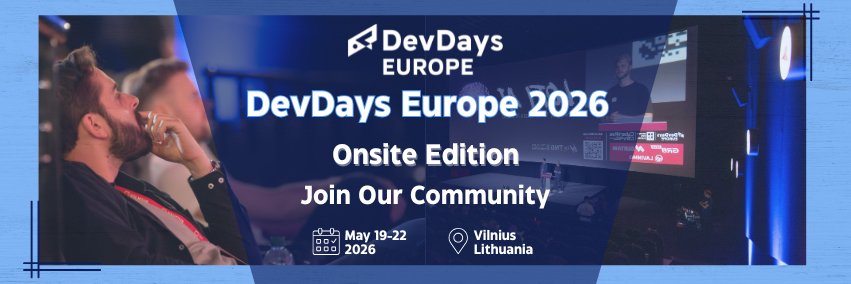 DevDays Europe banner