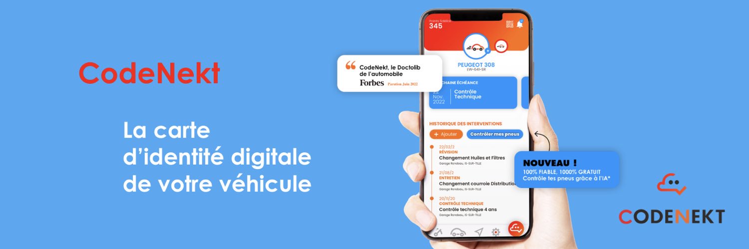 CodeNekt 📲 Entretien & Gestion de flottes auto 🚘 banner