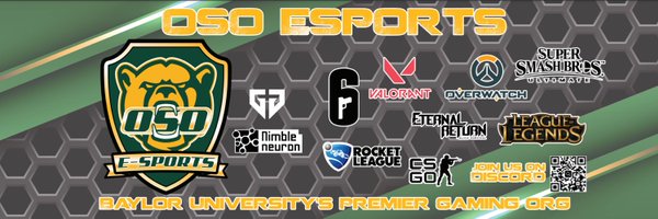 Oso Esports at Baylor University Profile Banner