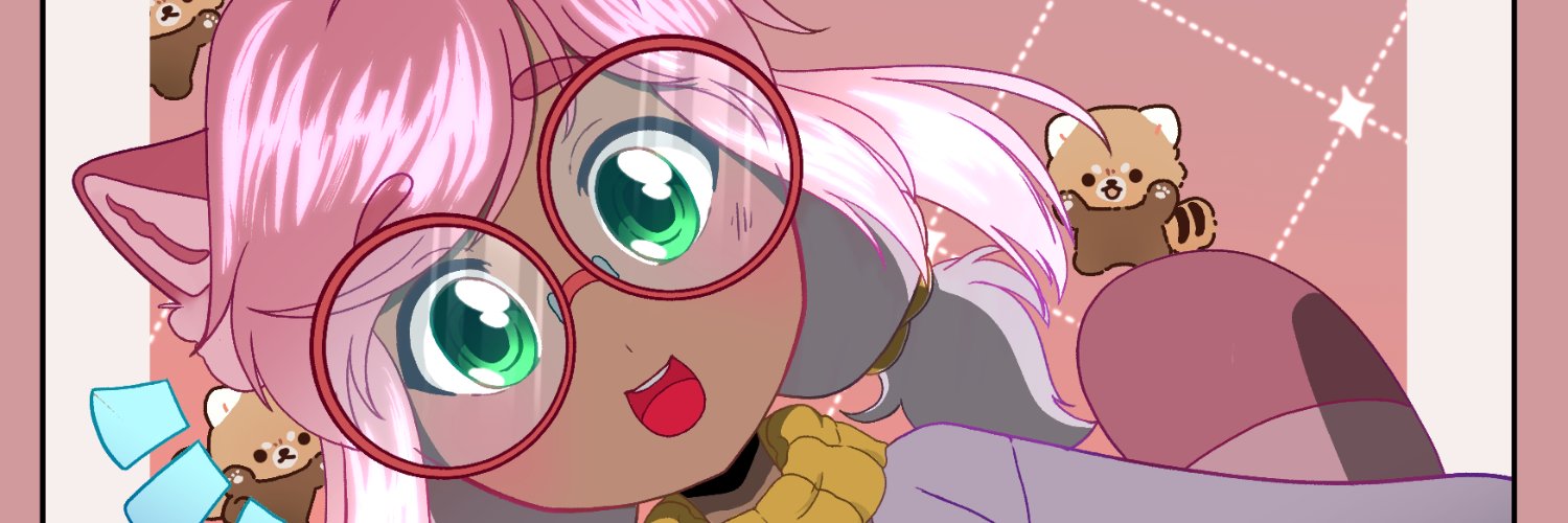 Tay Kudo || Red panda pngtuber banner