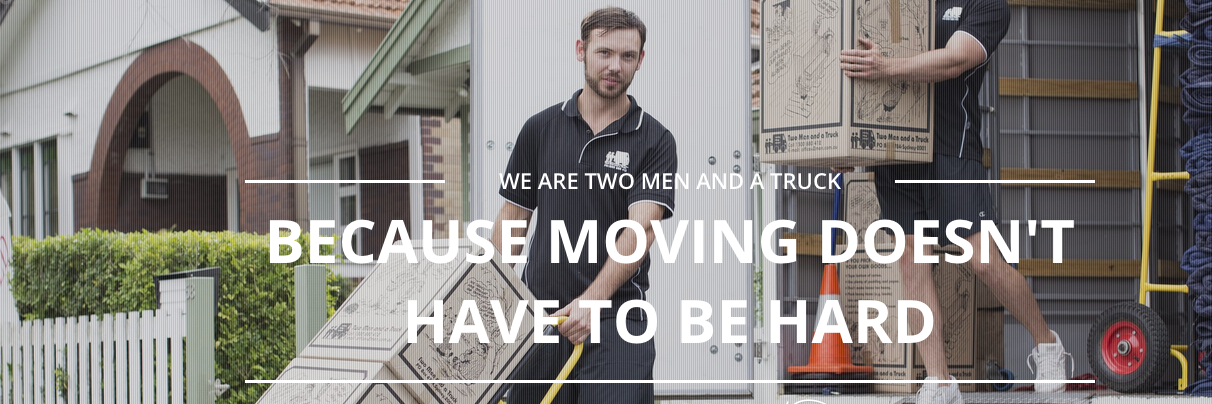 TWO MEN AND A TRUCK® banner