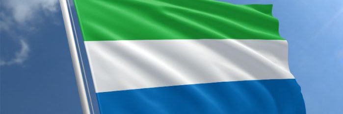 Julius Maada Bio's banner