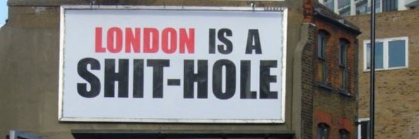 British Shitholes banner